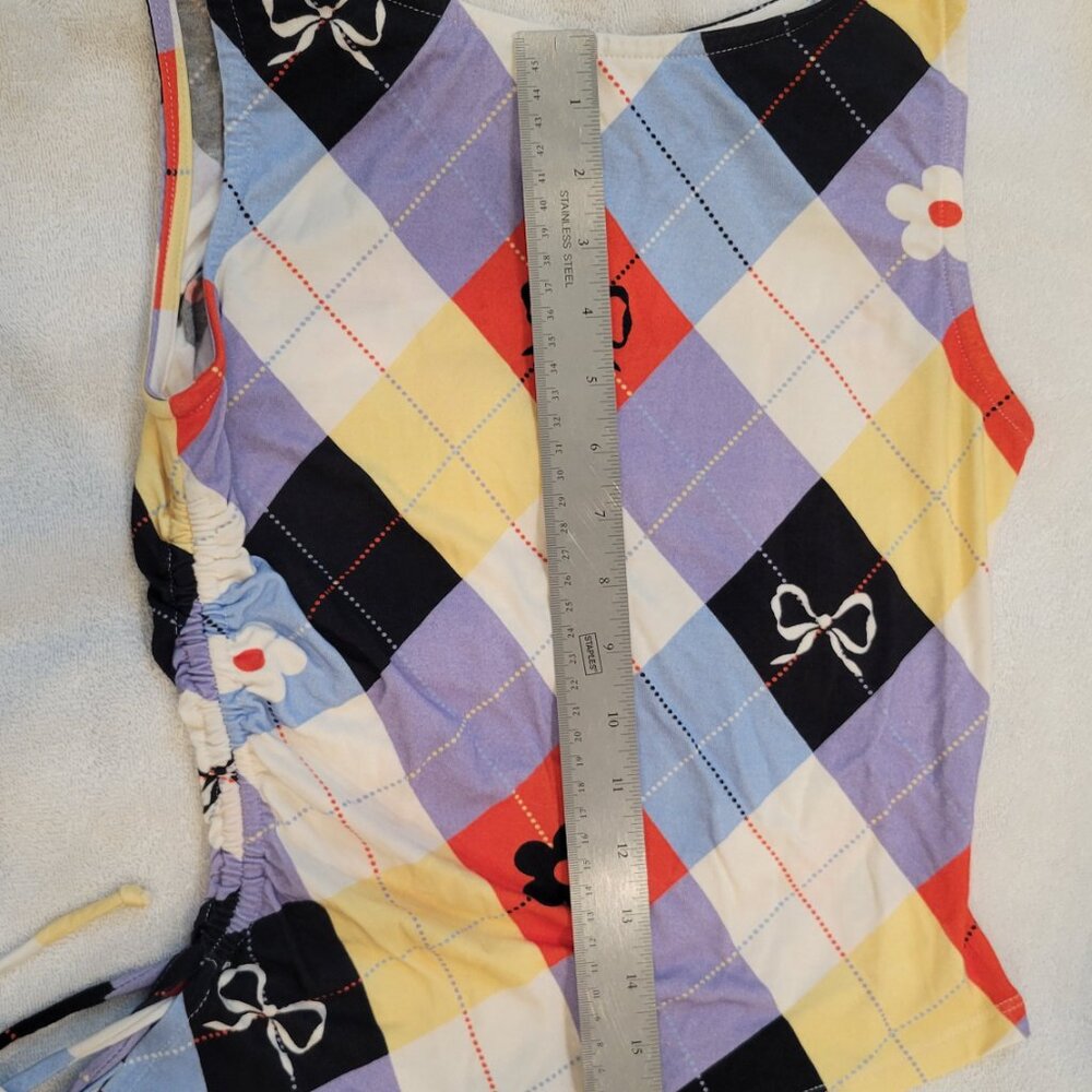 (NWT) Lisa Says Gah - Erin Tank - Cirque Argyle (XS) - Picture 8 of 10